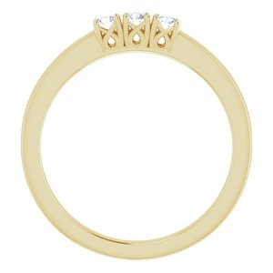 14K Yellow 3/4 CTW Diamond Anniversary Band