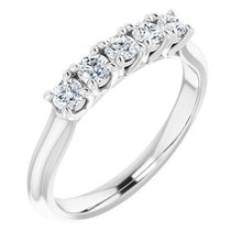 Load image into Gallery viewer, 14K White 1 1/6 CTW Diamond Anniversary Band
