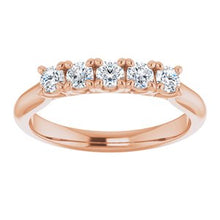Charger l&#39;image dans la galerie, 14K Rose 9/10 CTW Diamond Anniversary Band
