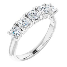 Load image into Gallery viewer, Five-Stone Anniversary Band
