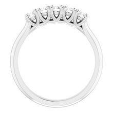 Charger l&#39;image dans la galerie, Bague anniversaire platine 3/4 CTW diamant
