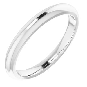 Sterling Silver Band for 3.2 mm Round Ring