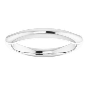 Sterling Silver Band for 8x6 mm Oval Ring