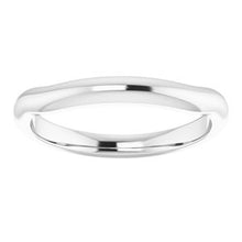 Charger l&#39;image dans la galerie, Sterling Silver Band for 6x4 mm Emerald Ring
