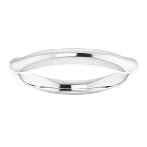 Sterling Silver Band for 8x6 mm Emerald Ring