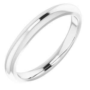 Sterling Silver Band for 4.4 mm Round Ring