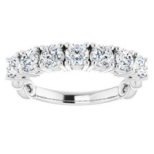 Load image into Gallery viewer, Platinum 1 CTW Diamond Anniversary Band
