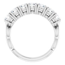 Load image into Gallery viewer, Platinum 1 CTW Diamond Anniversary Band
