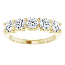 Load image into Gallery viewer, 14K Yellow 1 1/3 CTW Diamond Anniversary Band
