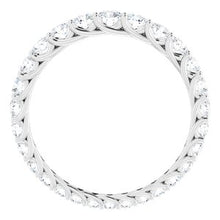 Charger l&#39;image dans la galerie, 14K Blanc 1 1/3 CTW Diamant Gradué Gradient Band Taille 7,5
