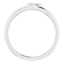 Load image into Gallery viewer, Sterling Silver Initial P Ring
