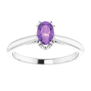 Sterling Silver Amethyst Ring