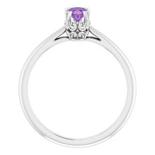 Load image into Gallery viewer, Sterling Silver Amethyst Ring
