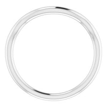 Charger l&#39;image dans la galerie, Sterling Silver Band for 6 mm Cushion Ring
