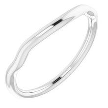 Charger l'image dans la galerie, Sterling Silver Band for 4 mm Square Ring
