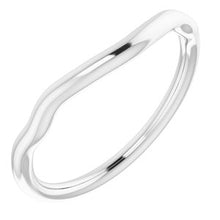Charger l'image dans la galerie, Sterling Silver Band for 10 mm Round Ring
