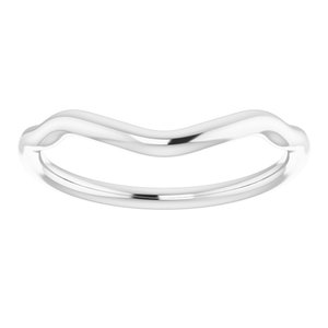 Sterling Silver Band for 11x9 mm Oval Ring