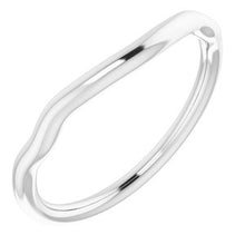 Charger l'image dans la galerie, Sterling Silver Band for 8.2 mm Round Ring
