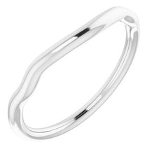 Charger l'image dans la galerie, Sterling Silver Band for 4.5 mm Square Ring

