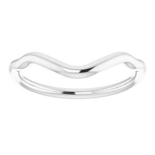 Charger l'image dans la galerie, Sterling Silver Band for 11x9 mm Emerald Ring
