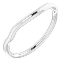 Charger l'image dans la galerie, Sterling Silver Band for 7 mm Round Ring
