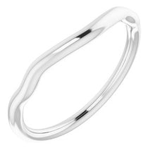 Charger l'image dans la galerie, Sterling Silver Band for 5.5 mm Square Ring
