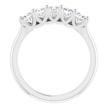 Charger l&#39;image dans la galerie, Jonc anniversaire Platinum 1 CTW Diamond
