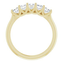 Charger l&#39;image dans la galerie, Jonc anniversaire en diamant 14K jaune 1 CTW
