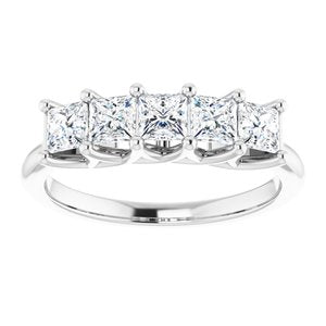 Jonc anniversaire Platinum 1 CTW Diamond