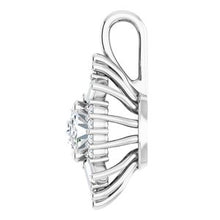 Load image into Gallery viewer, Sterling Silver 1 CTW Diamond Pendant
