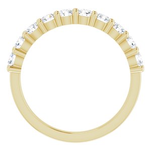 14K Yellow 3/4 CTW Diamond Anniversary Band