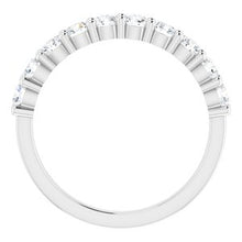 Charger l&#39;image dans la galerie, Bague anniversaire platine 3/4 CTW diamant
