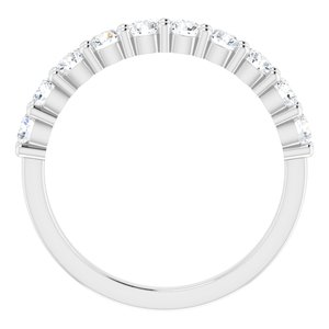 Bague anniversaire platine 3/4 CTW diamant