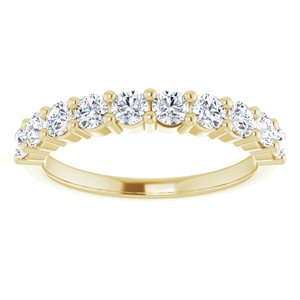 14K Yellow 3/4 CTW Diamond Anniversary Band