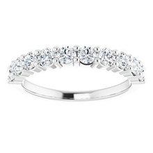 Charger l&#39;image dans la galerie, Bague anniversaire platine 3/4 CTW diamant

