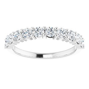 Bague anniversaire platine 3/4 CTW diamant