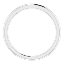 Load image into Gallery viewer, Sterling Silver  6 mm Square Wedding Band
