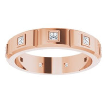 Load image into Gallery viewer, 14K Rose 1/2 CTW Mens Diamond Ring
