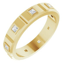 Charger l&#39;image dans la galerie, 14K Yellow 1/2 CTW Mens Diamond Ring Taille 12
