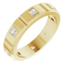 Load image into Gallery viewer, 14K Yellow 5/8 CTW Mens Diamond Ring Size 12
