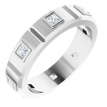 Load image into Gallery viewer, 14K White 3/4 CTW Mens Diamond Ring Size 12
