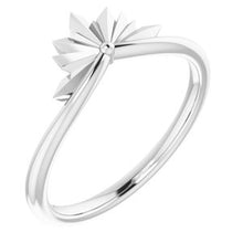 Load image into Gallery viewer, Sterling Silver Starburst Ring
