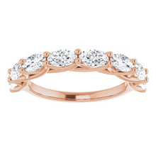 Load image into Gallery viewer, 14K Rose 2 CTW Diamond Anniversary Band
