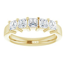 Charger l&#39;image dans la galerie, Jonc anniversaire en diamant 14K jaune 1 CTW
