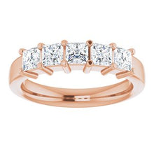 Load image into Gallery viewer, 14K Rose 1 CTW Diamond Anniversary Band
