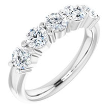 Load image into Gallery viewer, Five-Stone Anniversary Band
