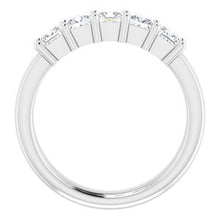 Charger l&#39;image dans la galerie, Jonc anniversaire Platinum 1 CTW Diamond
