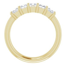 Charger l&#39;image dans la galerie, Jonc anniversaire en diamant 14K jaune 1 CTW
