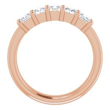 Load image into Gallery viewer, 14K Rose 1 CTW Diamond Anniversary Band
