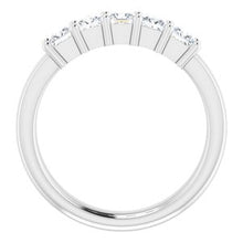 Charger l&#39;image dans la galerie, Bague anniversaire platine 3/4 CTW diamant
